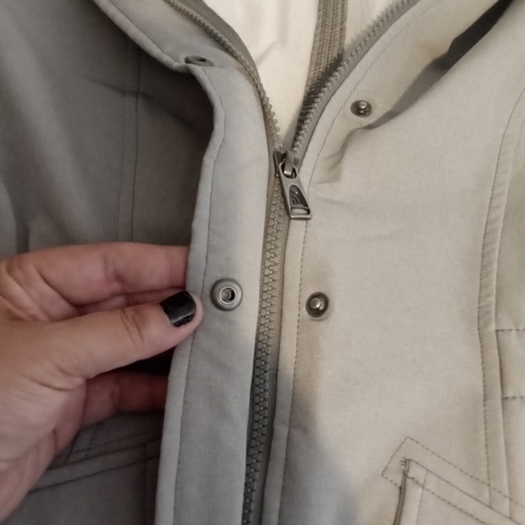 The north face  windwall full zip snap button closure women's jacket small - Picture 6 of 9